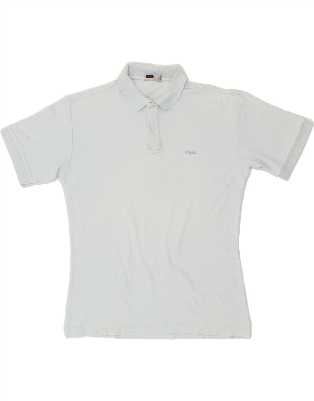 FILA Mens Polo Shirt Small Blue Cotton Vintage Fila and Second-Hand Fila from Messina Hembry 