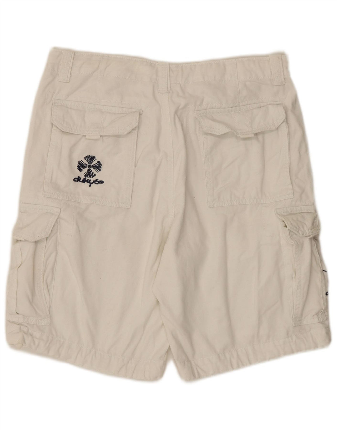 Męskie spodenki cargo w stylu vintage XL W38 białe