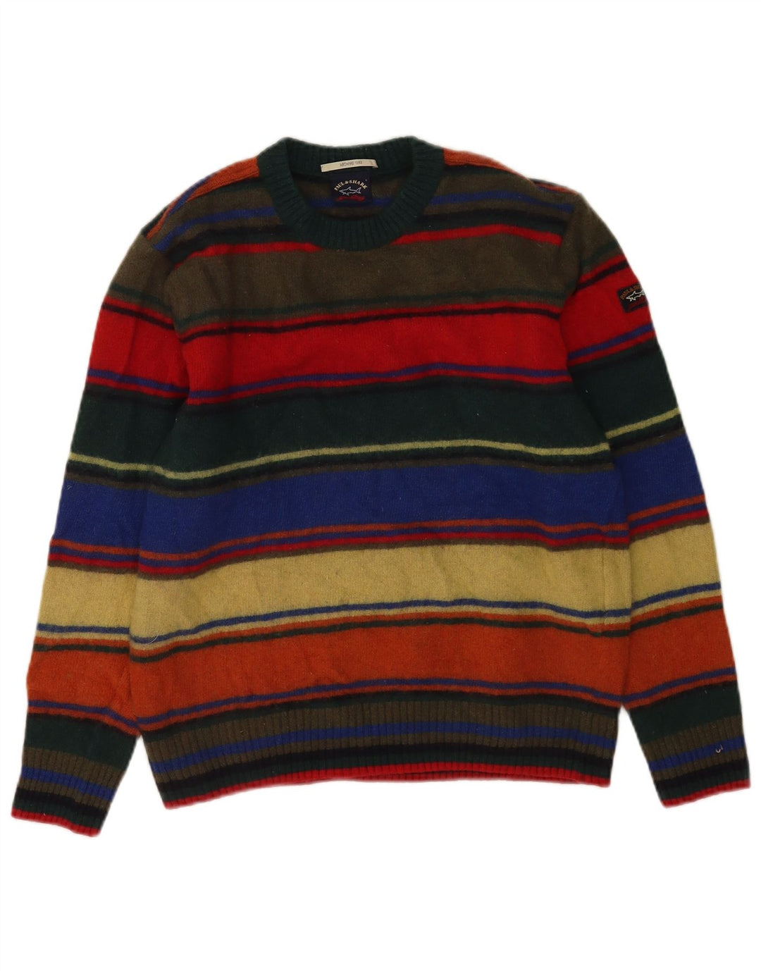Sweter damski Paul & Shark z okrągłym dekoltem, UK 16, duży, wielokolorowy