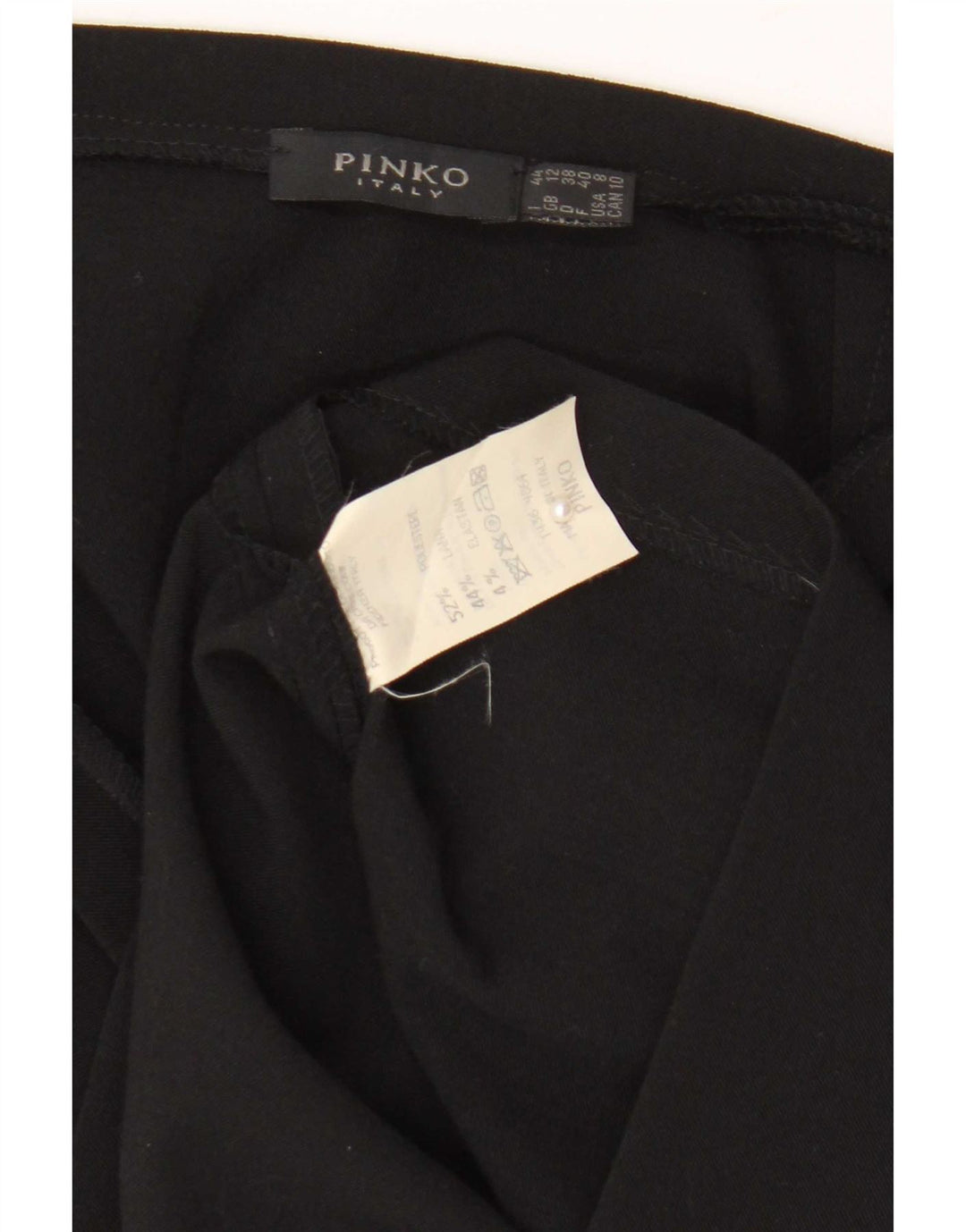 Damska mini spódniczka Pinko UK 12 Medium W30 Czarny poliester