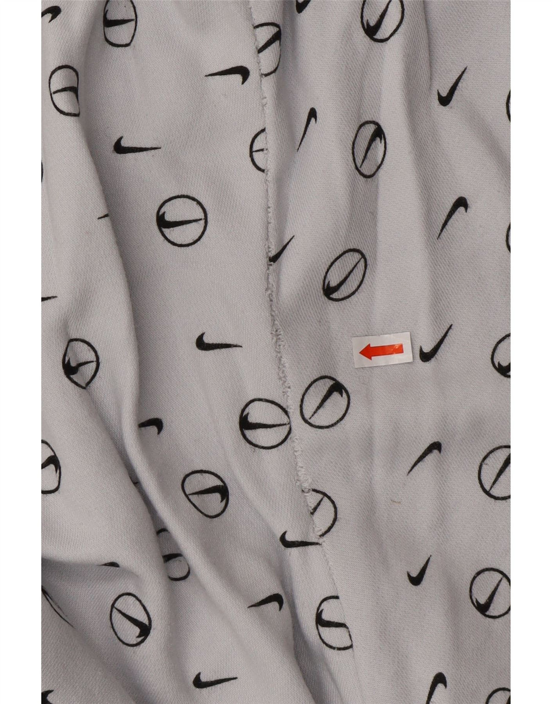 Męskie spodnie dresowe NIKE o luźnym kroju z grafiką, małe, niebieskie, bawełniane