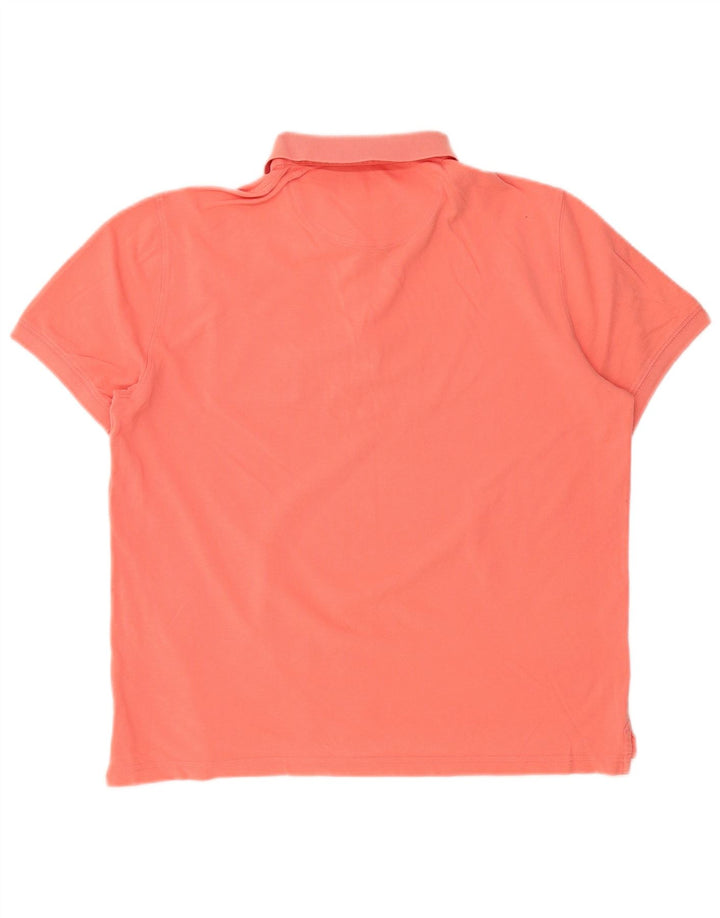 Męska koszulka polo slim fit MASSIMO DUTTI XL, pomarańczowa