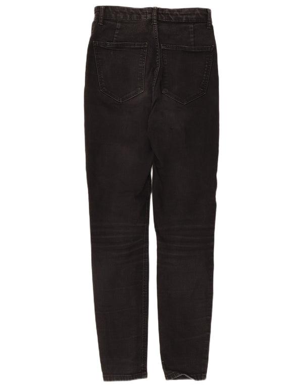 Damskie jeansy skinny Zara EU 36 XS W26 L27 Czarne bawełniane