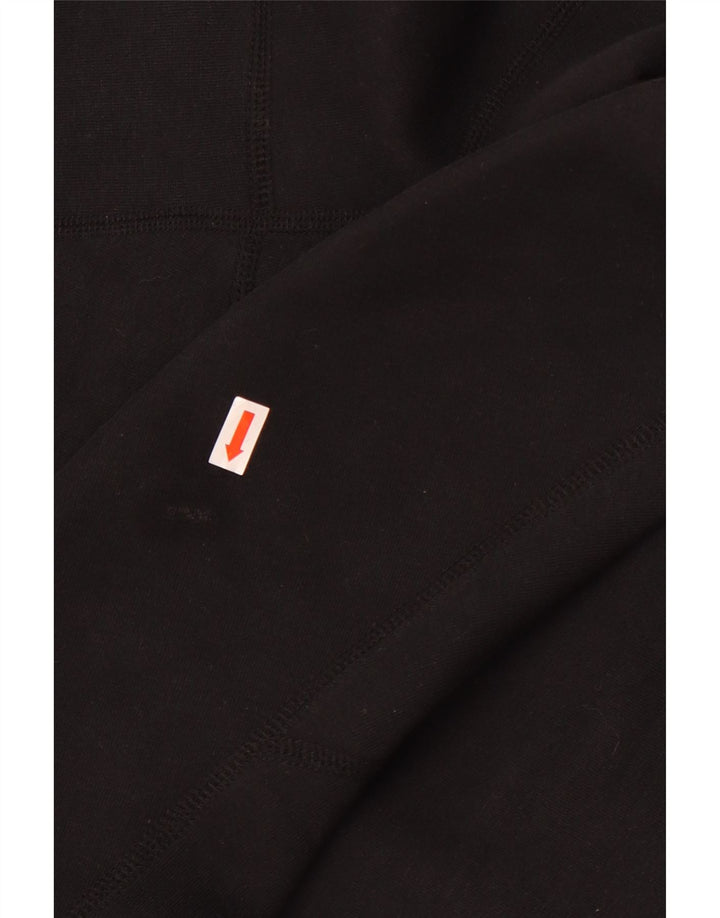 Chłopięcy sweter z kapturem i zamkiem Nike, 10-11 lat, średni czarny, bawełniany