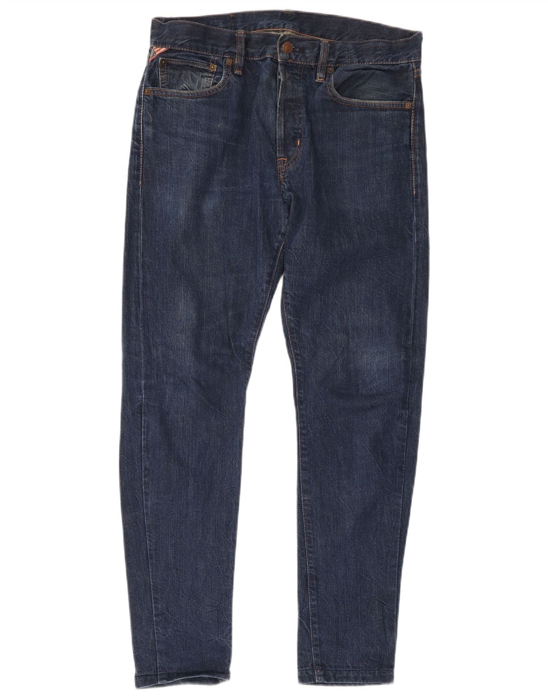 Męskie jeansy slim fit Ralph Lauren W32 L34 Niebieskie bawełniane
