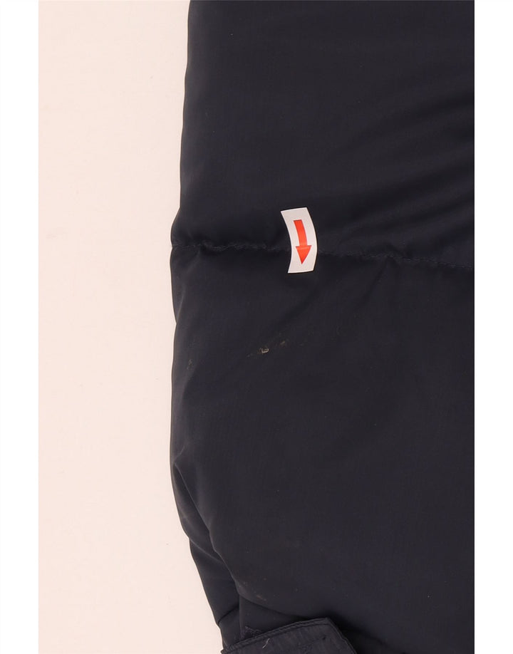 Męska ocieplana kurtka karabinowa UK 40, duża, granatowa, z blokami kolorów, poliamid