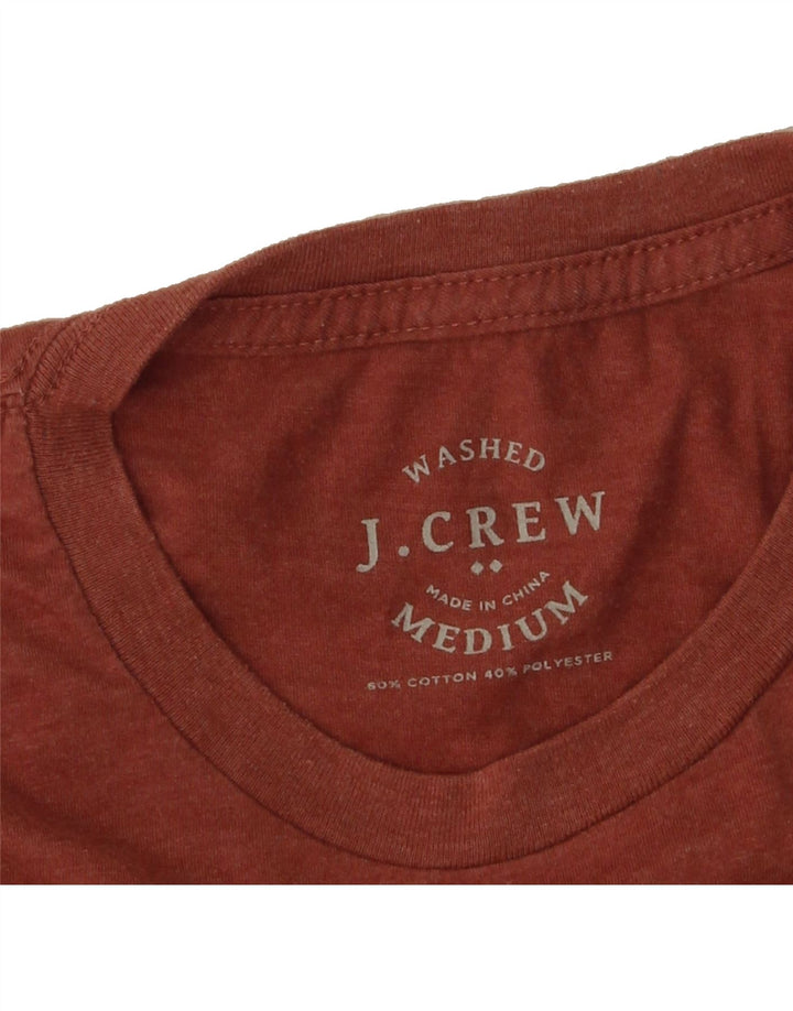 J. CREW Womens Top Long Sleeve UK 14 Medium Maroon Cotton Vintage J. Crew and Second-Hand J. Crew from Messina Hembry 