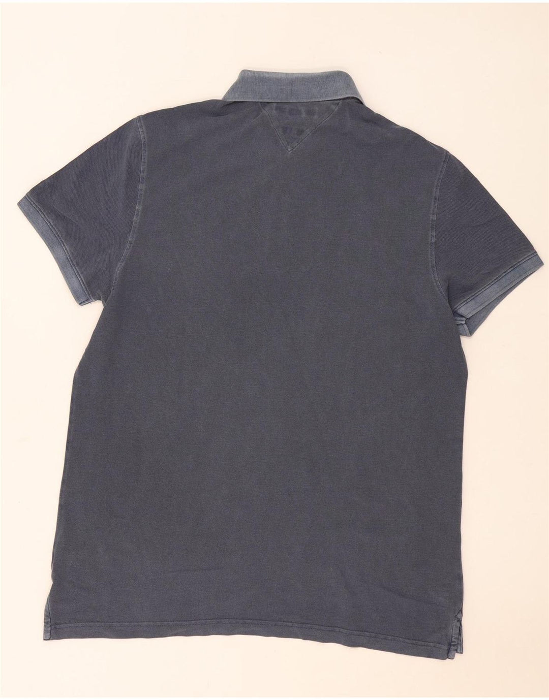 Męska koszulka polo Tommy Hilfiger o regularnym kroju, duża, granatowa