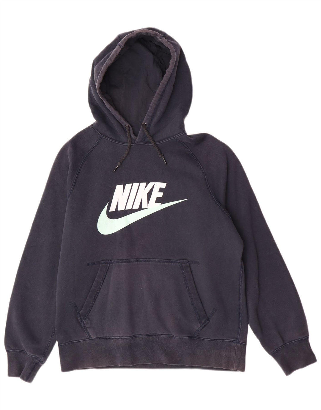 Męski sweter z kapturem Nike Graphic, średni granatowy, bawełniany