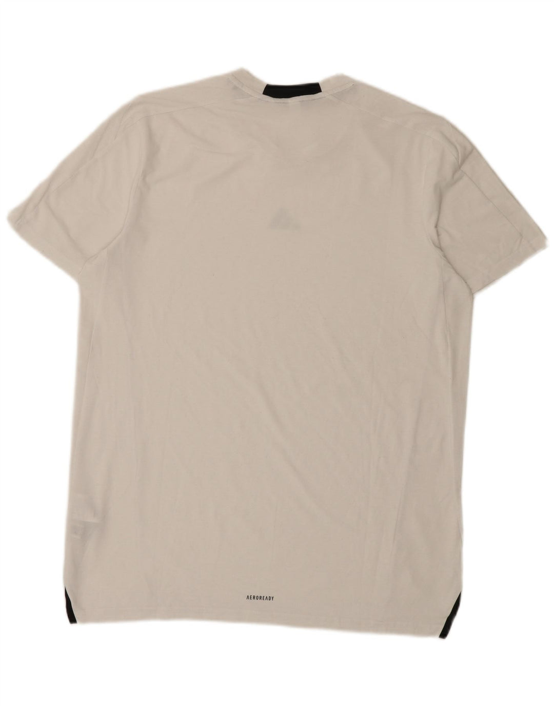 Adidas Męski T-shirt Top Duży Biały Poliester Sport