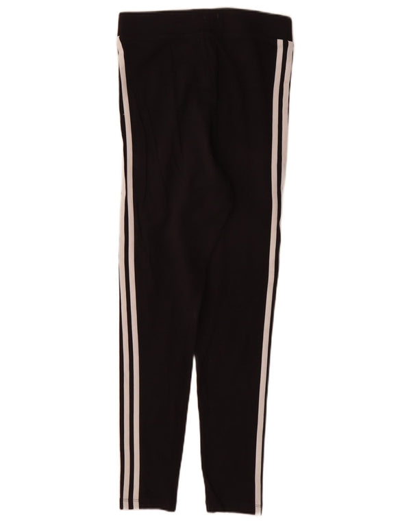 Legginsy Damskie Adidas UK 10 Małe Czarne Bawełniane