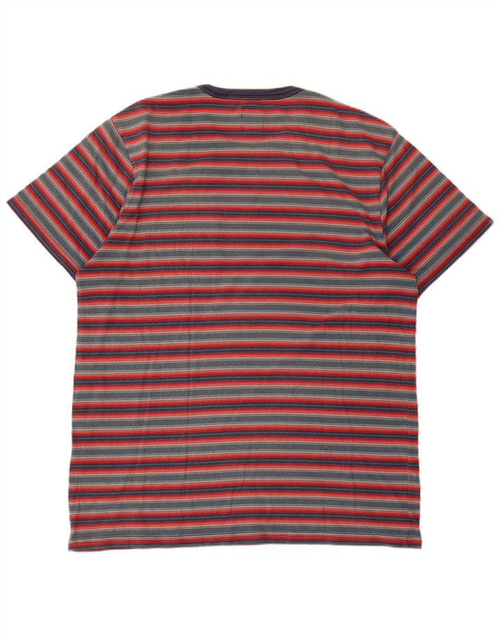 Męski T-shirt Vans, duży, w czerwone paski