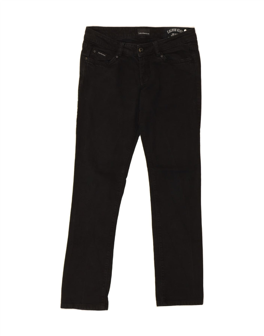 CALVIN KLEIN Womens Slim Jeans W32 L30 Black Vintage Calvin Klein and Second-Hand Calvin Klein from Messina Hembry 
