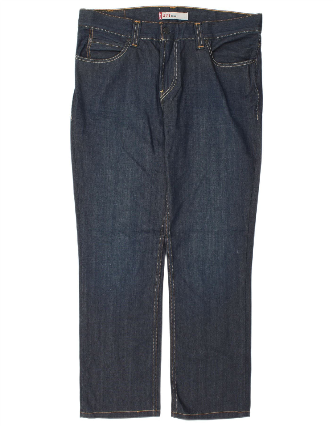 Męskie jeansy Levi's 511 Slim W38 L31 Granatowa bawełna