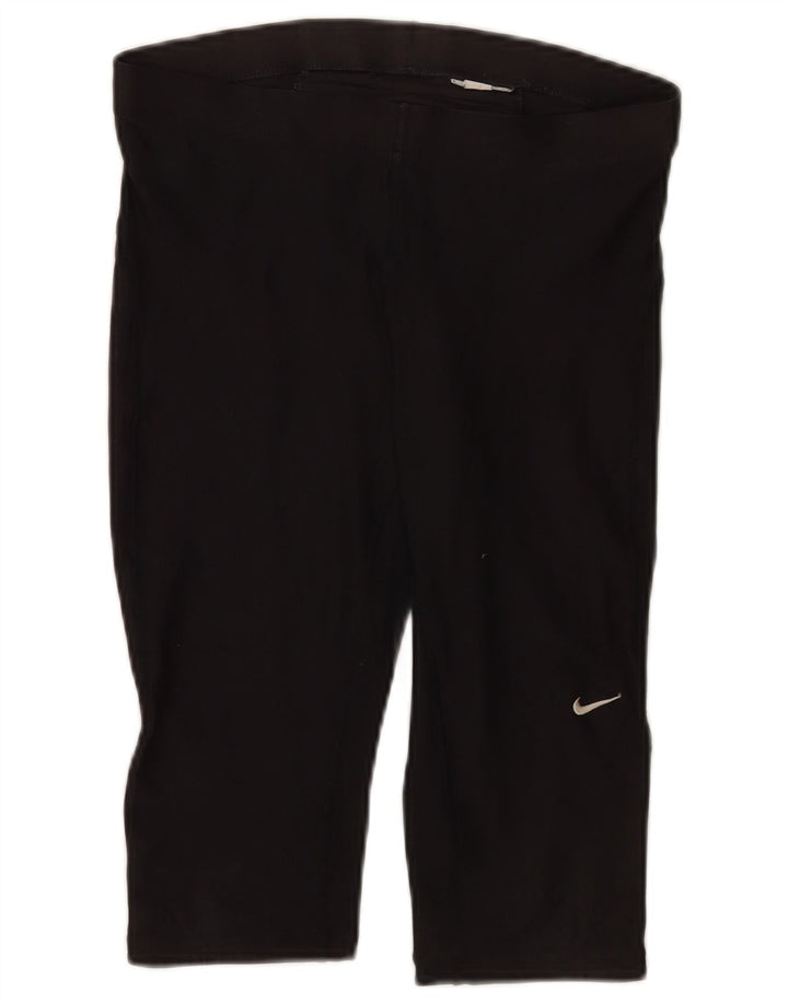 Damskie legginsy Nike Capri UK 10-12, średni czarny poliester