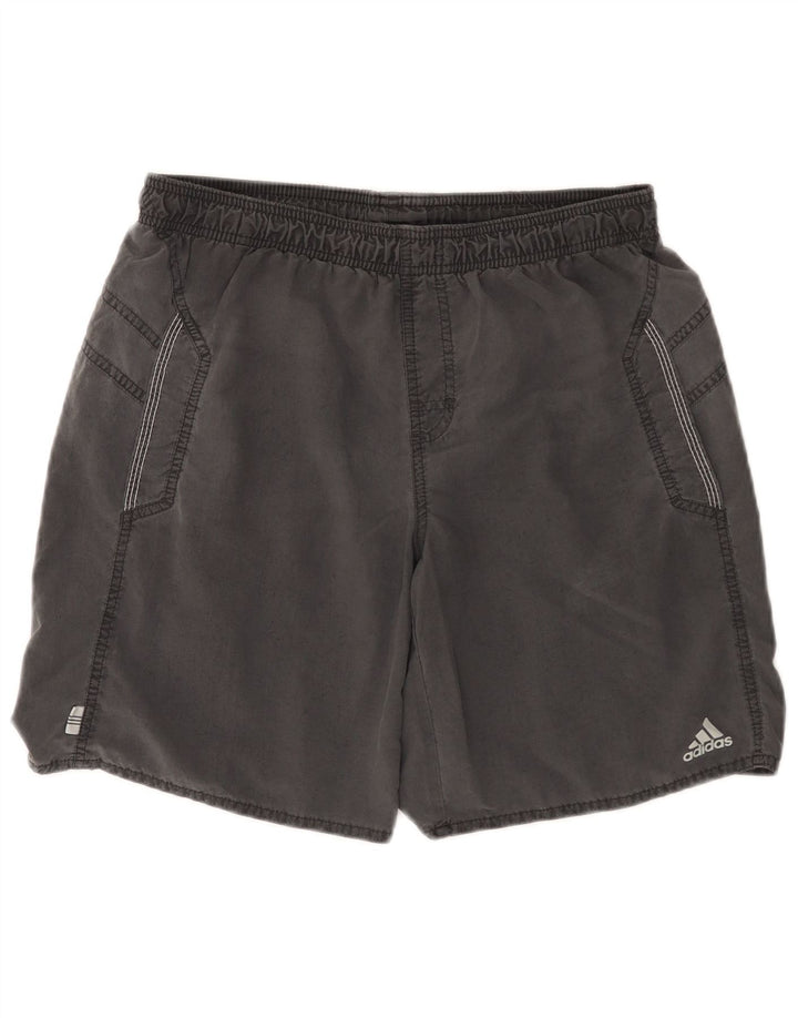 Męskie spodenki kąpielowe Adidas, średni szary nylon