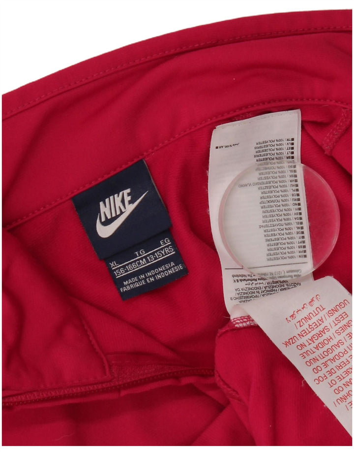 Kurtka dziewczęca Nike Dresowa Top 13-14 lat Różowa Poliester