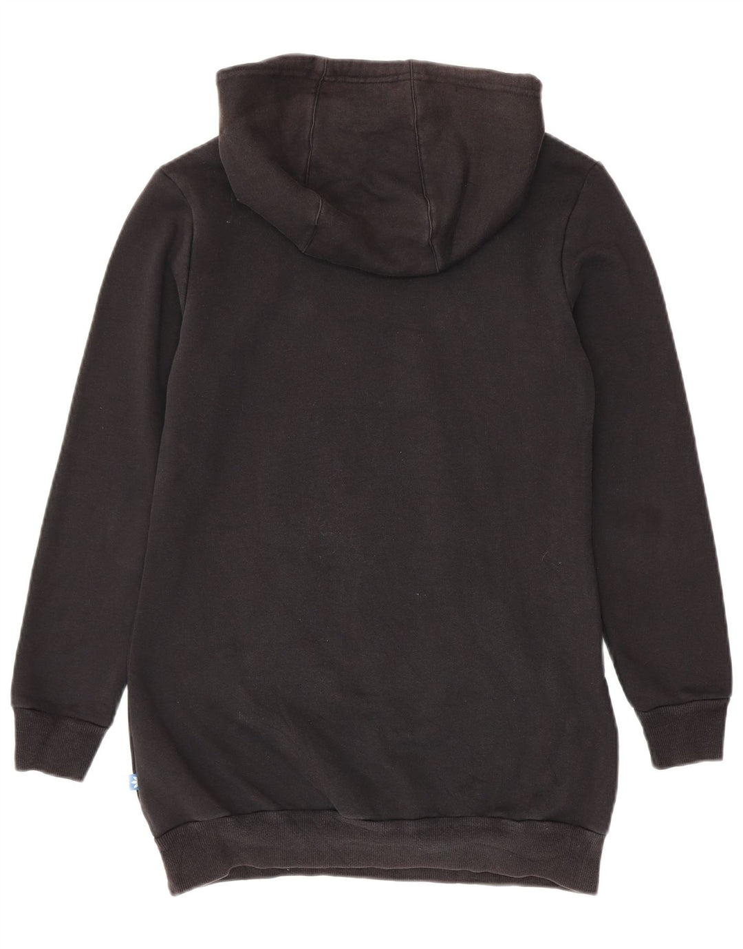 Damska bluza z kapturem Adidas Longline Graphic EU 42 Średni czarny poliester