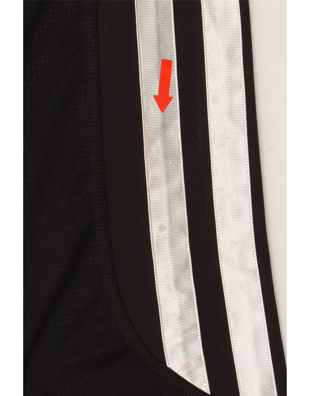 ADIDAS Mens Sport Shorts Small Black Polyester Vintage Adidas and Second-Hand Adidas from Messina Hembry 