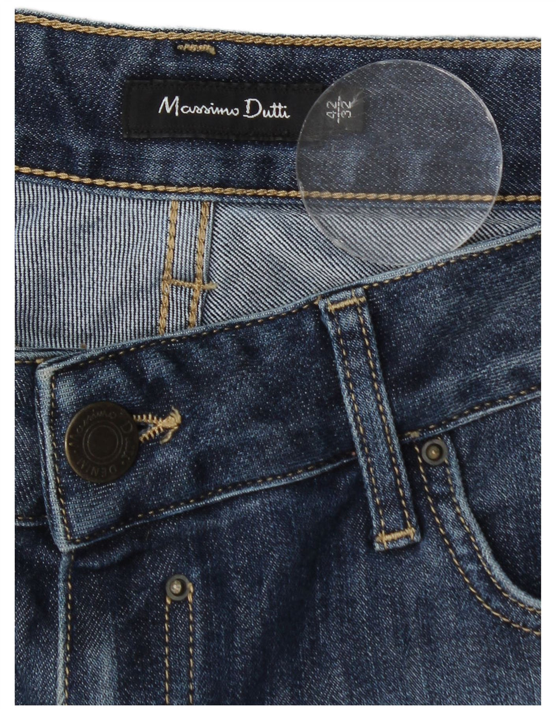 Jeansy damskie Massimo Dutti EU 42 Large W32 L34 Granatowe