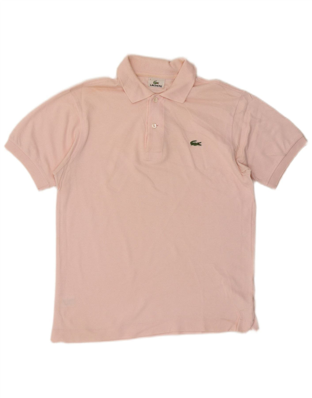 Męska koszulka polo Lacoste, rozmiar 3, mała, różowa, bawełniana