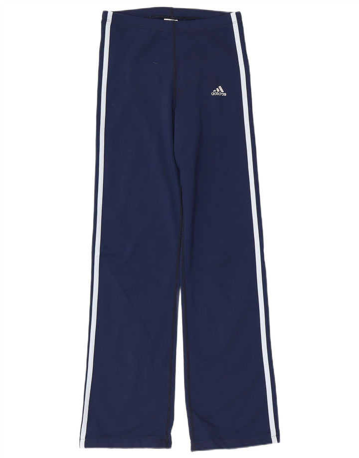 Damskie spodnie dresowe ADIDAS Climalite UK 10, małe, granatowe