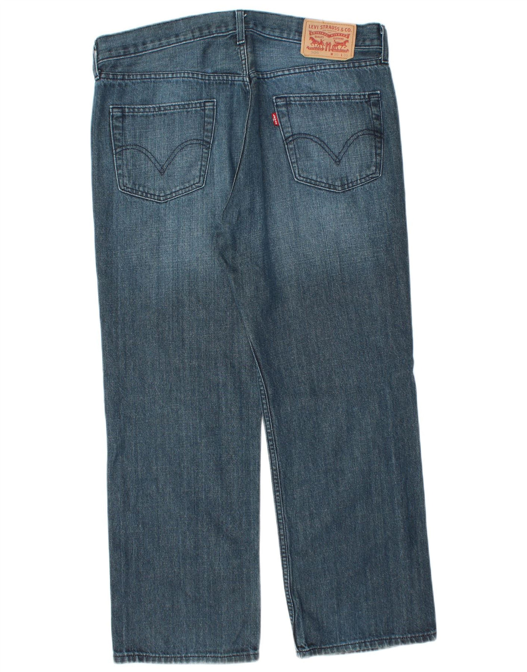 Męskie jeansy LEVI'S 506 Straight W36 L28 Niebieskie bawełniane