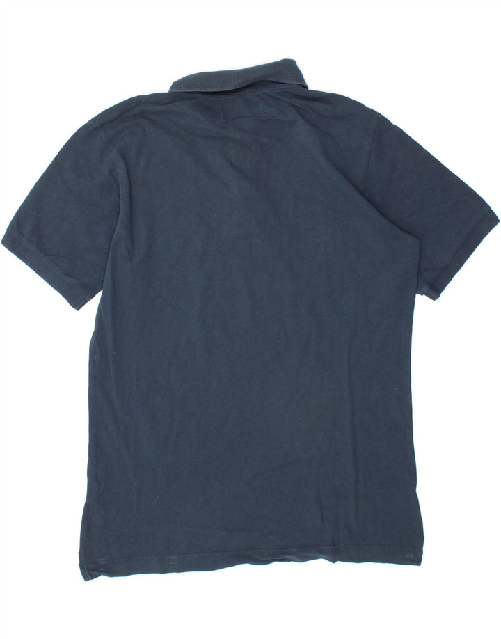 KAPPA Mens Graphic Polo Shirt Medium Navy Blue Cotton Vintage Kappa and Second-Hand Kappa from Messina Hembry 