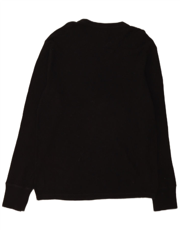 Męski sweter z okrągłym dekoltem Mossimo XL, czarny, bawełniany