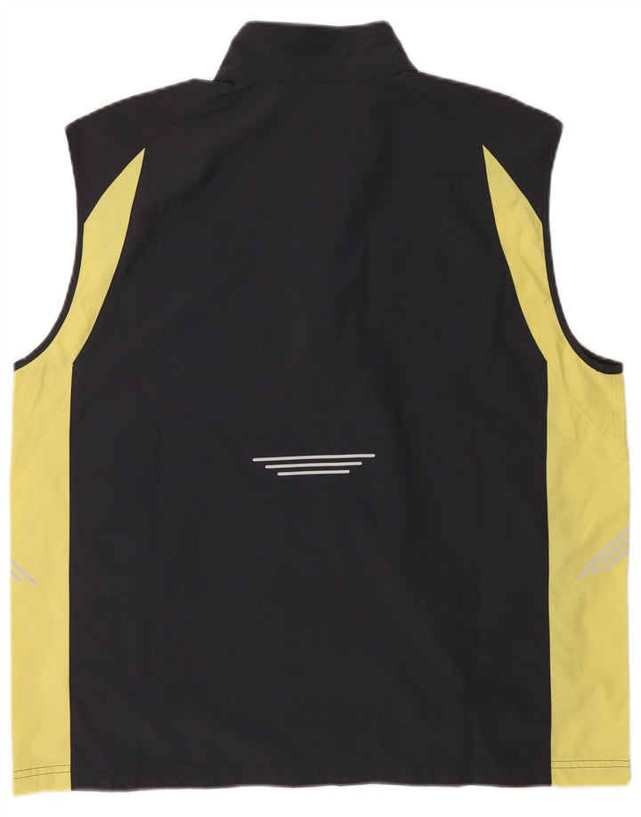 Adidas Męska kurtka dresowa Climashell Top, duża, czarna, z blokami kolorów