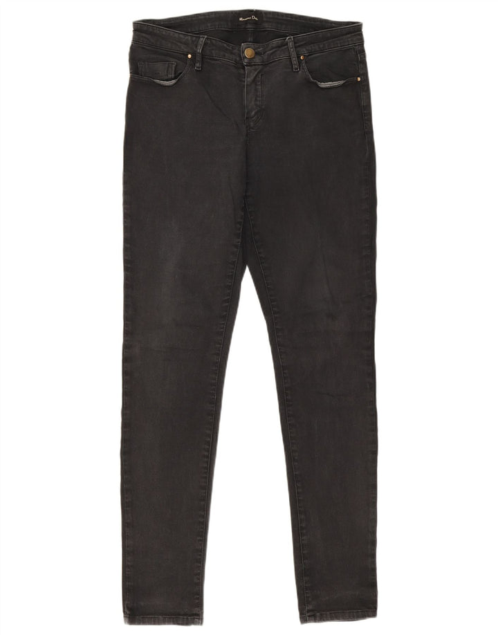 Damskie jeansy skinny Massimo Dutti W30 L30 czarne