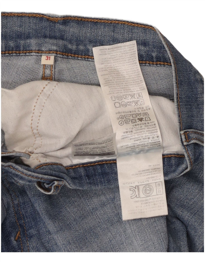 Damskie spodenki jeansowe LEVI'S W31 Średnioniebieskie, bawełniane