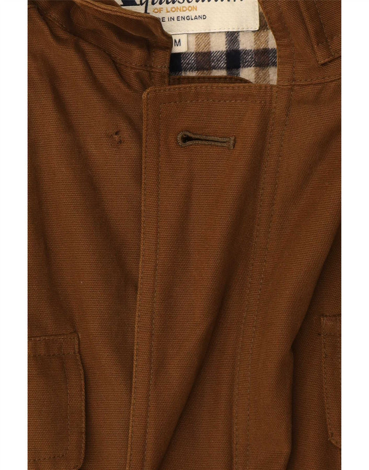 Męska kurtka użytkowa Aquascutum UK 38 Średniobrązowa bawełna