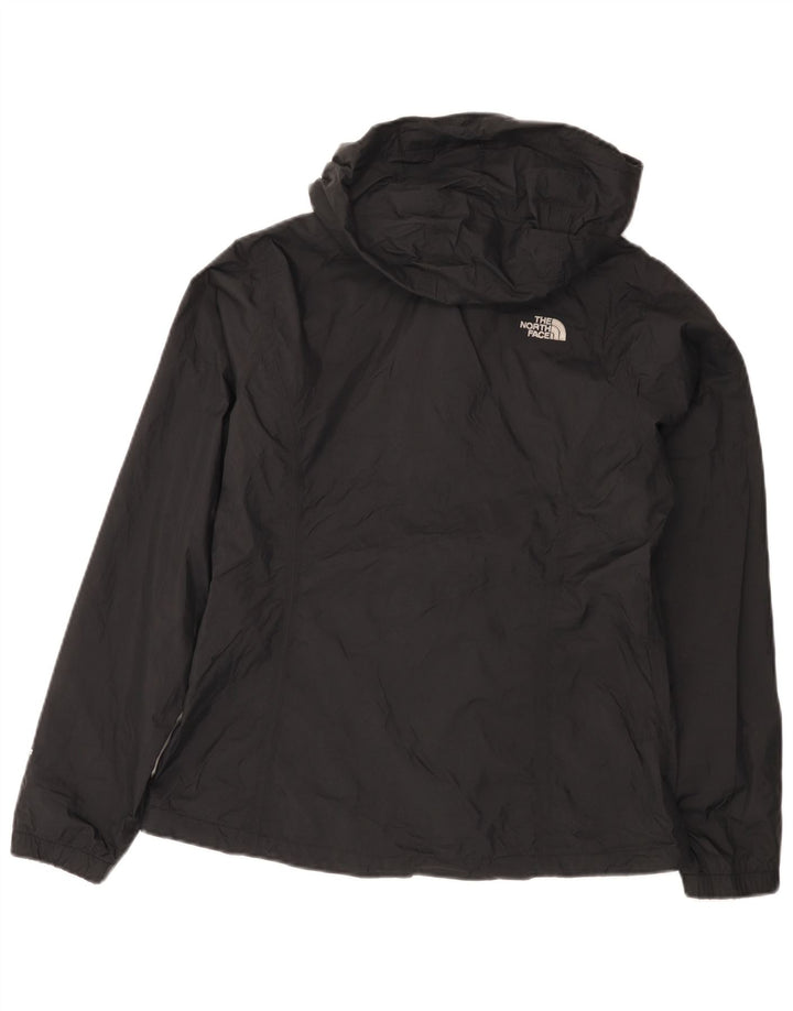 Damska kurtka przeciwdeszczowa z kapturem The North Face UK 14, średni czarny nylon