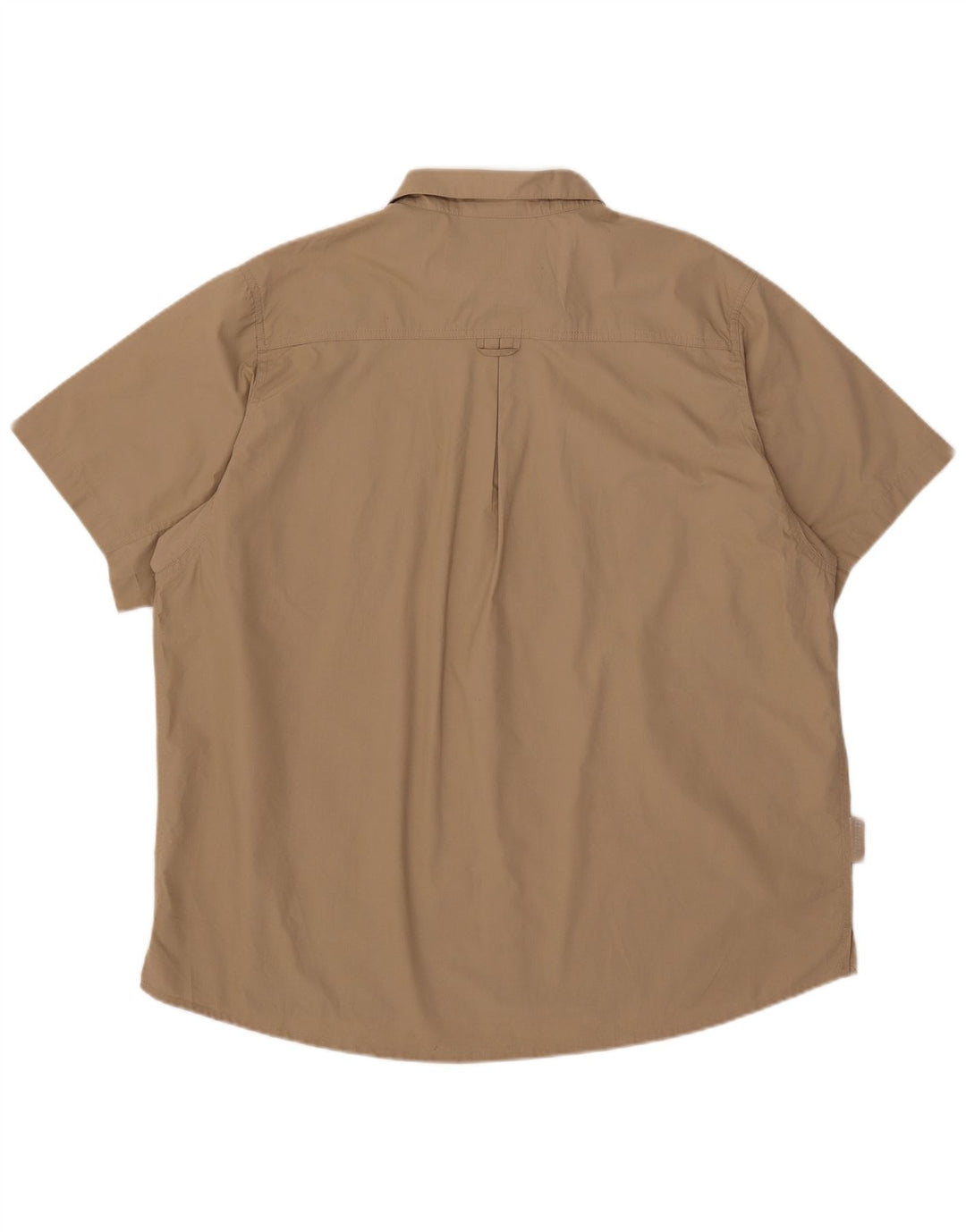 Męska koszula z krótkim rękawem Mountain Warehouse 2XL, beżowy poliester