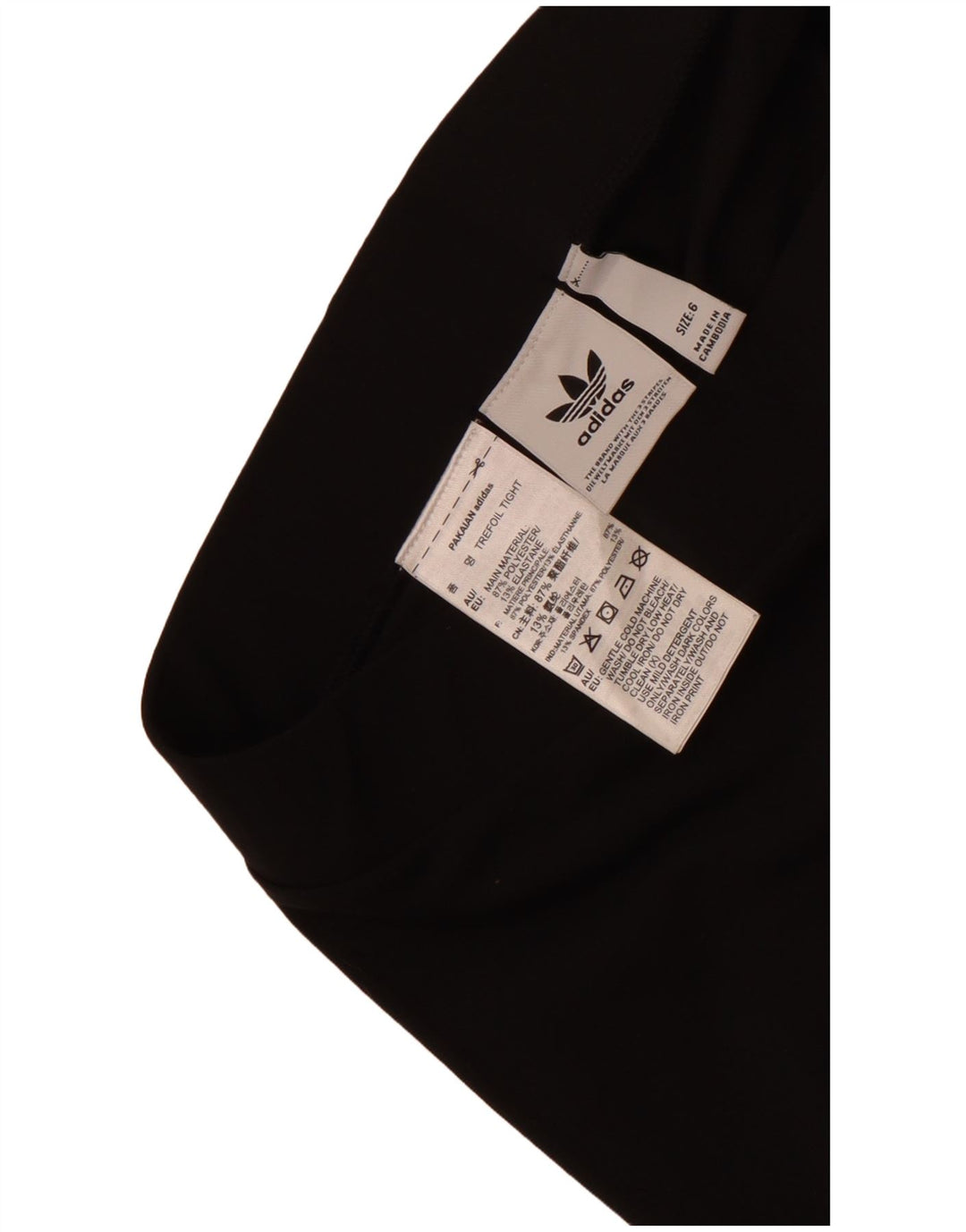 Legginsy damskie Adidas UK 6 XS, czarny poliester