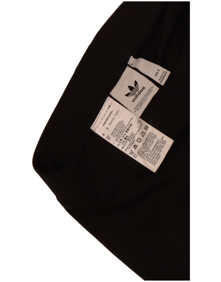 Legginsy damskie Adidas UK 6 XS, czarny poliester