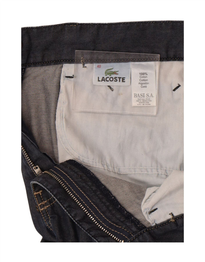 Lacoste Damskie Proste Dżinsy Rozmiar 40 Średnie W30 L32 Granatowe Bawełniane