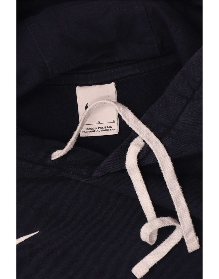 Męski sweter z kapturem Nike, duży, granatowy, bawełniany