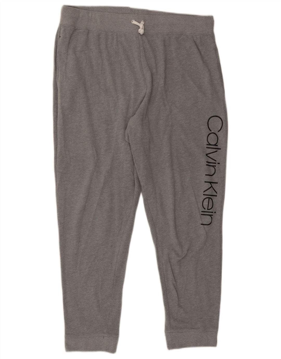 Damskie spodnie dresowe CALVIN KLEIN Joggers UK 18 XL Szare nakrapiane