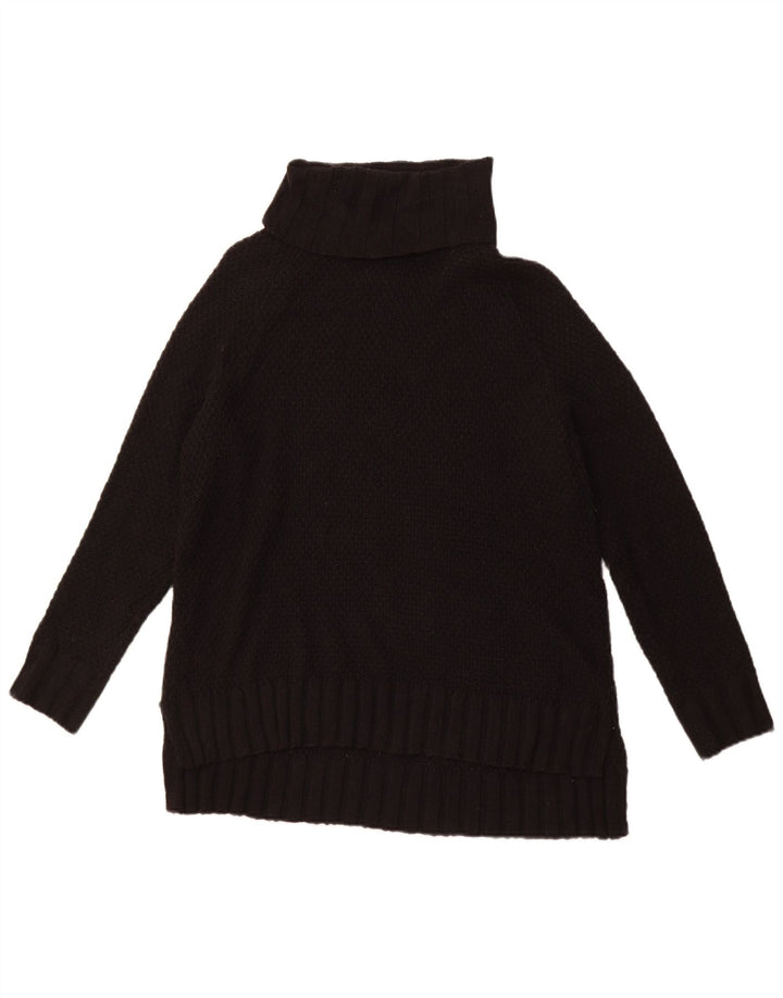 PATAGONIA Damski sweter oversize z golfem UK 10 Small Black