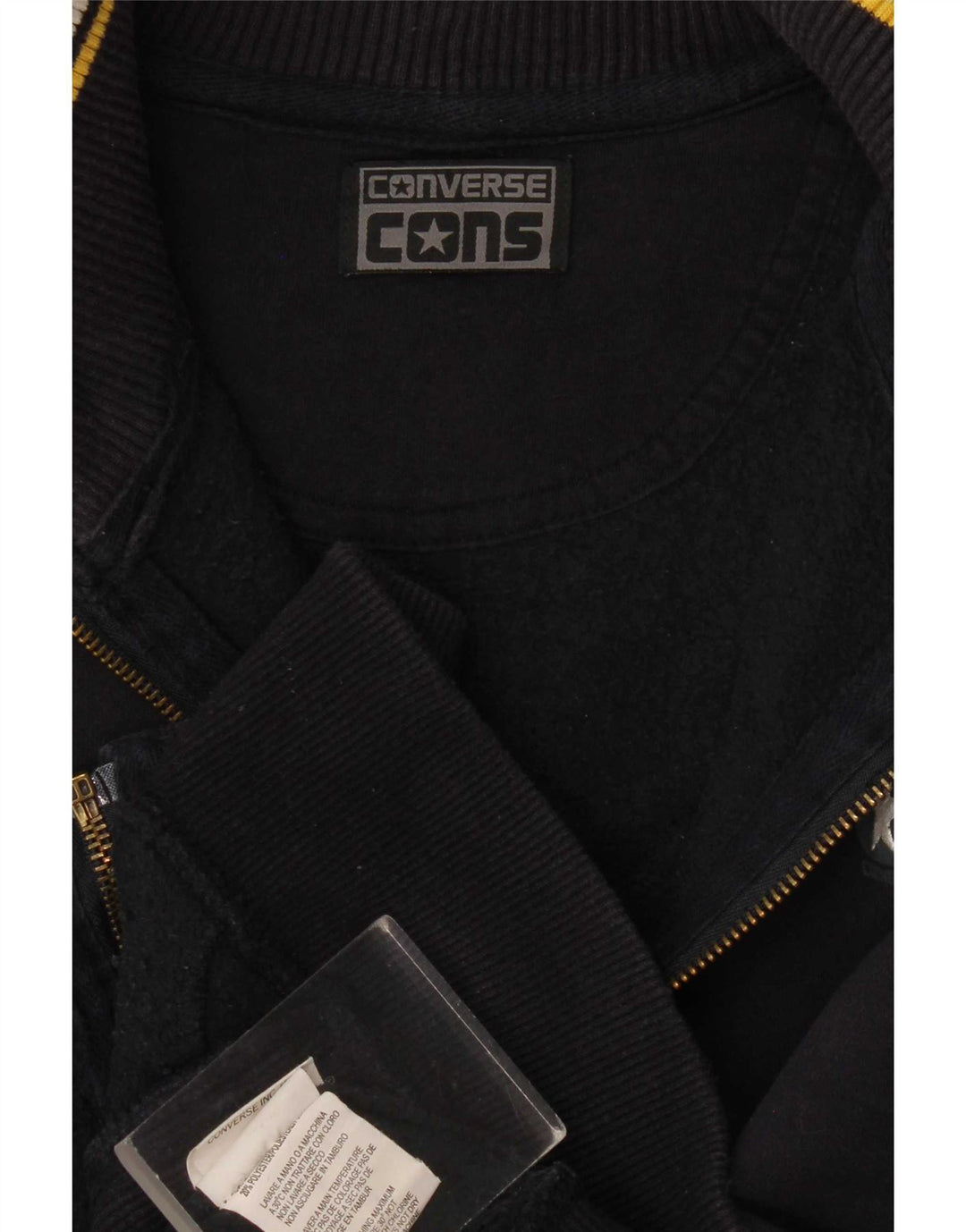Converse Męska bluza dresowa, mała, granatowa, bawełniana