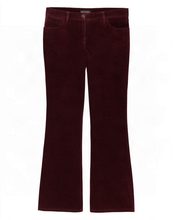 Spodnie sztruksowe Marks & Spencer Bootcut UK 10 Small W28 L31 Fioletowe