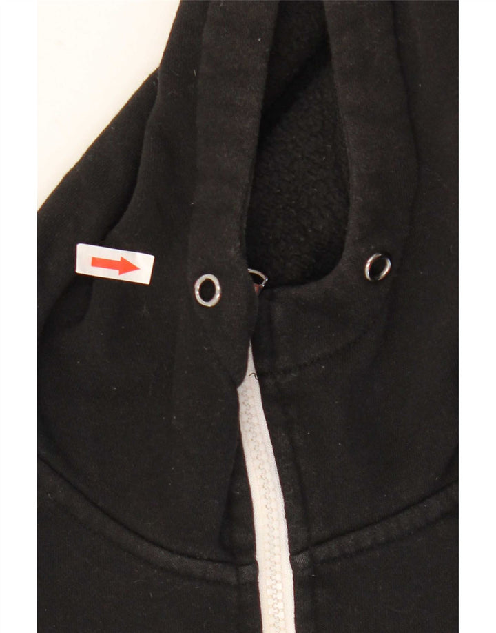 Męski sweter z kapturem i zamkiem Michael Kors, średniej wielkości, czarny, bawełniany