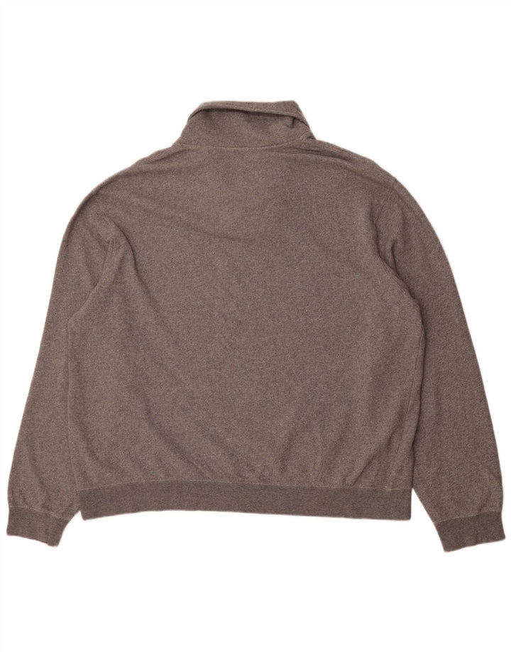 Męska bluza z szalowym dekoltem Orvis XL, szara bawełna