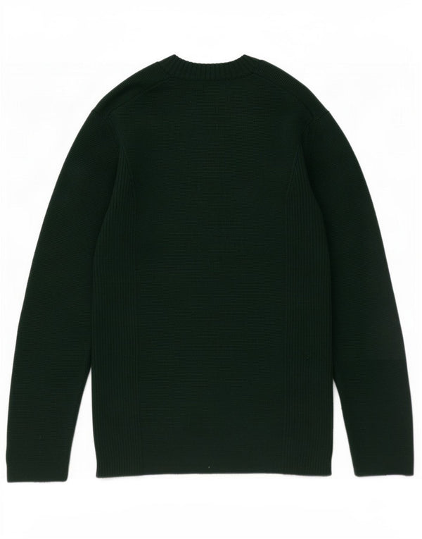 Vintage damski sweter kardigan UK 12 Medium Green