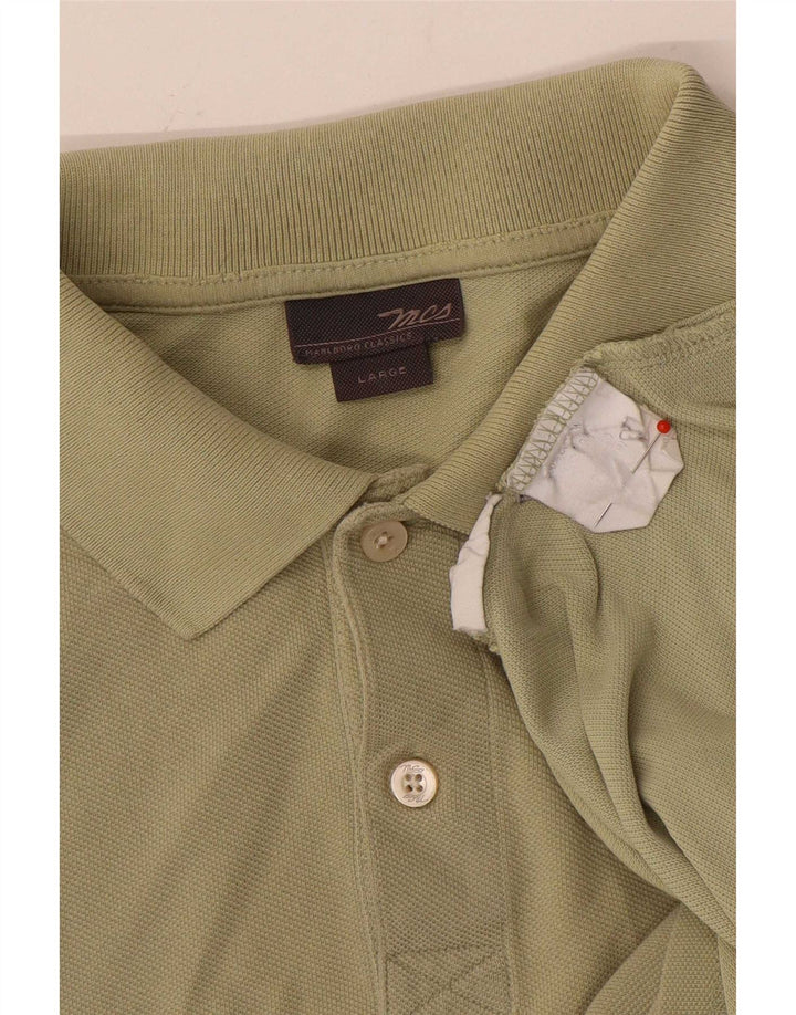 Męska koszulka polo Marlboro Classics, duża, bawełniana w kolorze khaki