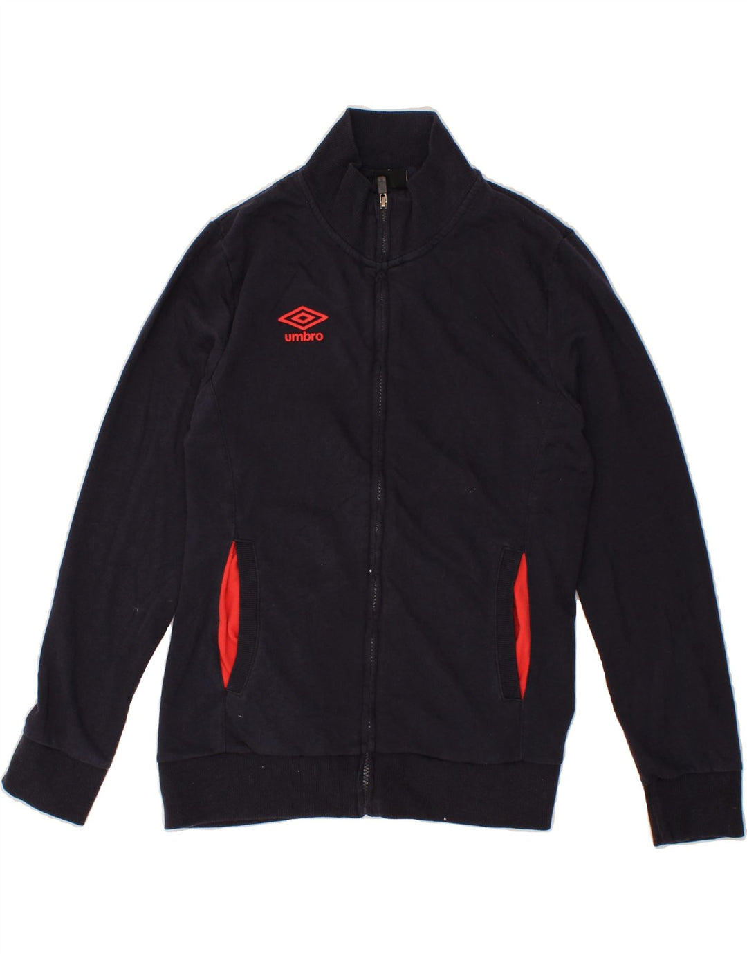 UMBRO Womens Tracksuit Top Jacket Large Navy Blue Cotton Vintage Umbro and Second-Hand Umbro from Messina Hembry 