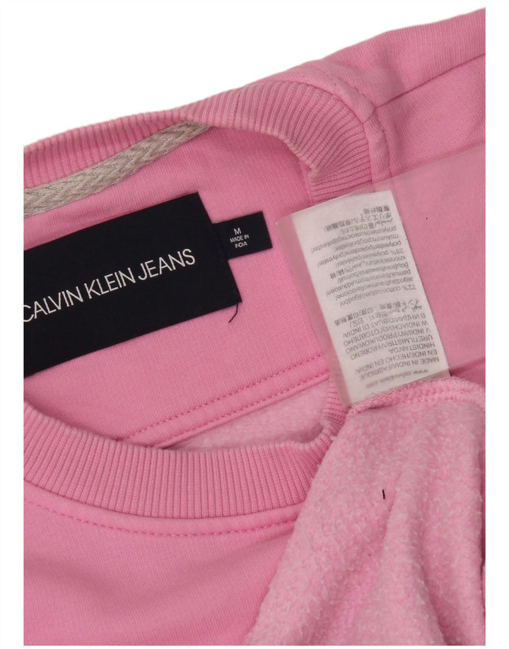 Damska bluza z grafiką Calvin Klein Jeans, UK 14, średni róż