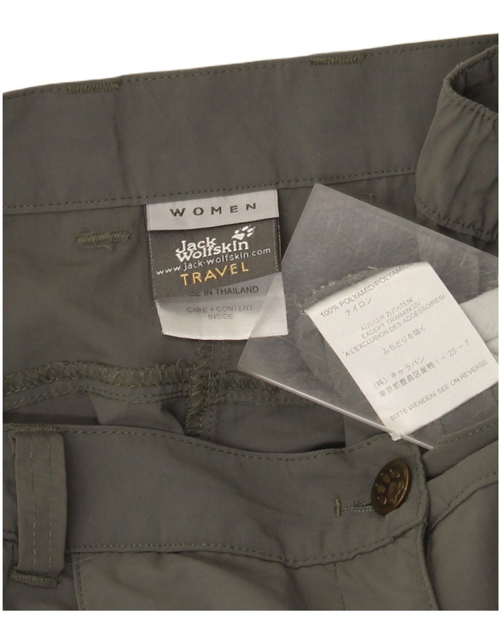 Damskie spodnie cargo Jack Wolfskin W32 L23 Khaki, poliamid